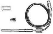 Honeywell Q390A1095 18-inch thermocouple with probe, connector, and ferrule components displayed.