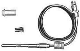 Honeywell Q390A1095 18-inch thermocouple with probe, connector, and ferrule components displayed.