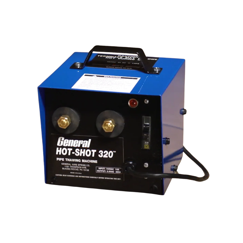 General Wire Hot Shot 320 Amp Pipe Thawer Less Cables - HS-320-LC