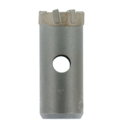 SDS-Plus thin wall carbide tipped core bit with segmented crown and central mounting hole.