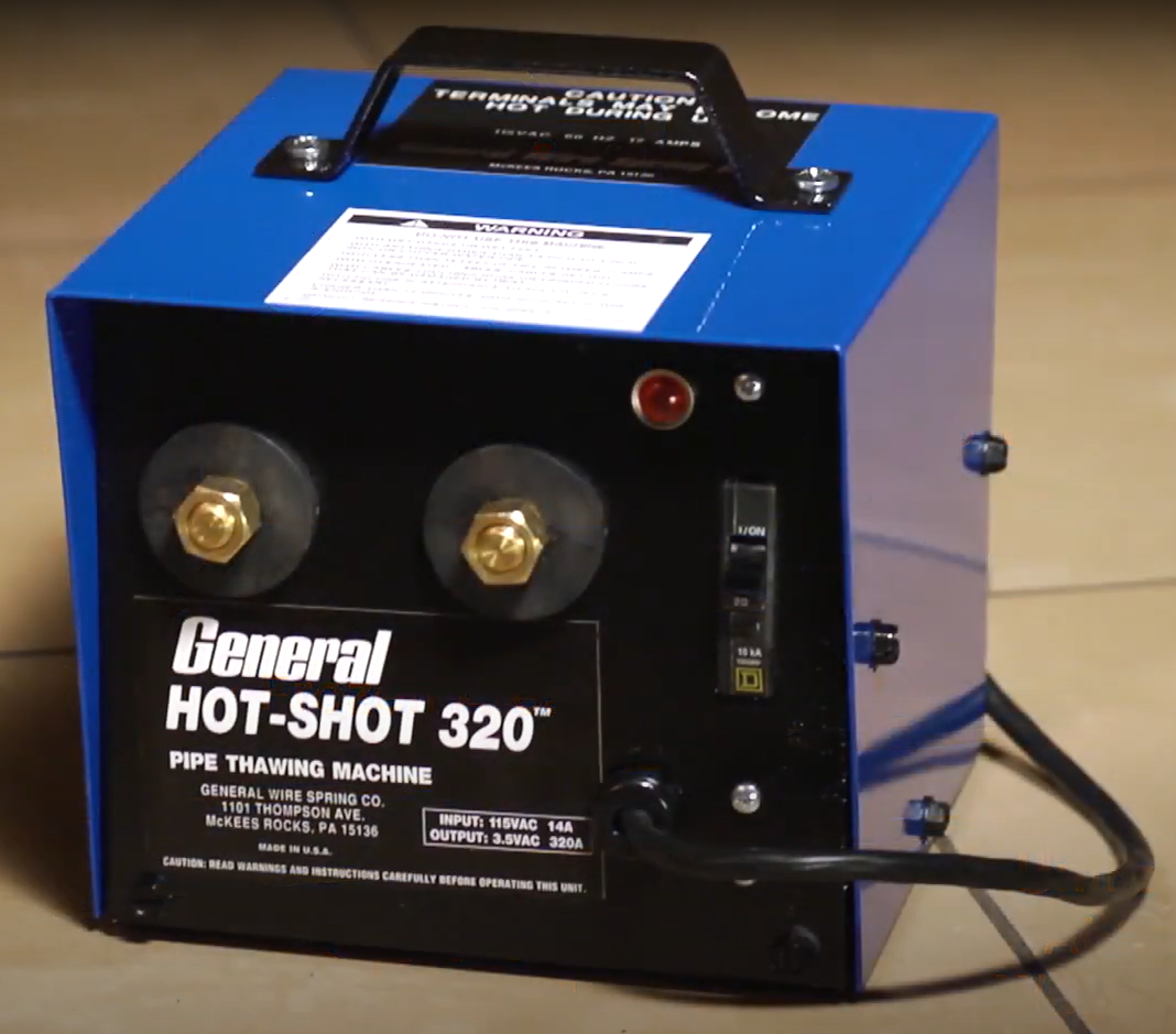 General Wire Hot Shot 320 Amp Pipe Thawer Less Cables - HS-320-LC