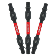 Six black double-ended Torx drive bits with red Diablo branding bands, labeled T20, T25, and T30.