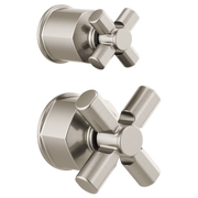 Brizo Invari Pressure Balance Valve with Integrated Diverter Trim Cross Handle Kit