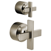Brizo Levoir Pressure Balance Valve with Integrated Diverter Trim Cross Handle Kit