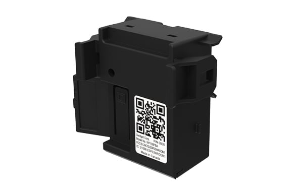 Black Panasonic Swidget Wi-Fi control module with QR code label and mounting brackets.