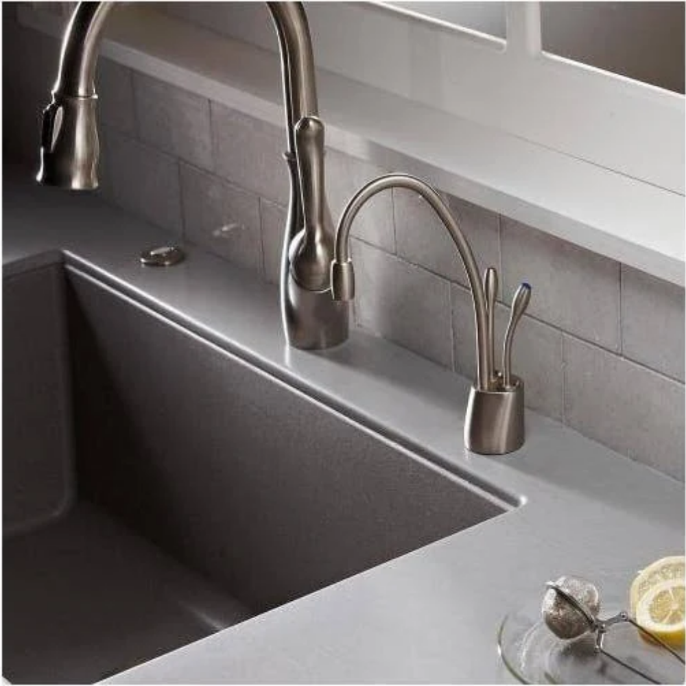 InSinkErator Indulge F-HC1100 Contemporary Instant Hot and Cold Faucet in Chrome - 44252