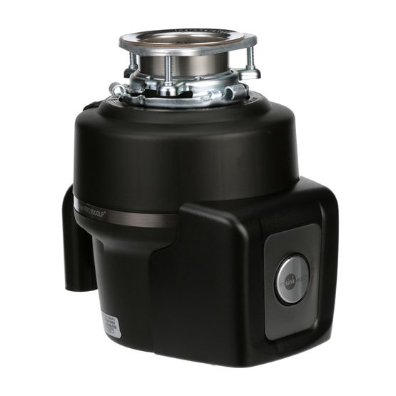InSinkErator Evolution Series Pro 1000LP Garbage Disposal, 1HP with Cord in Black - 79358K-ISE