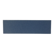 Blue-gray rectangular sanding sheet with fine grit surface texture.