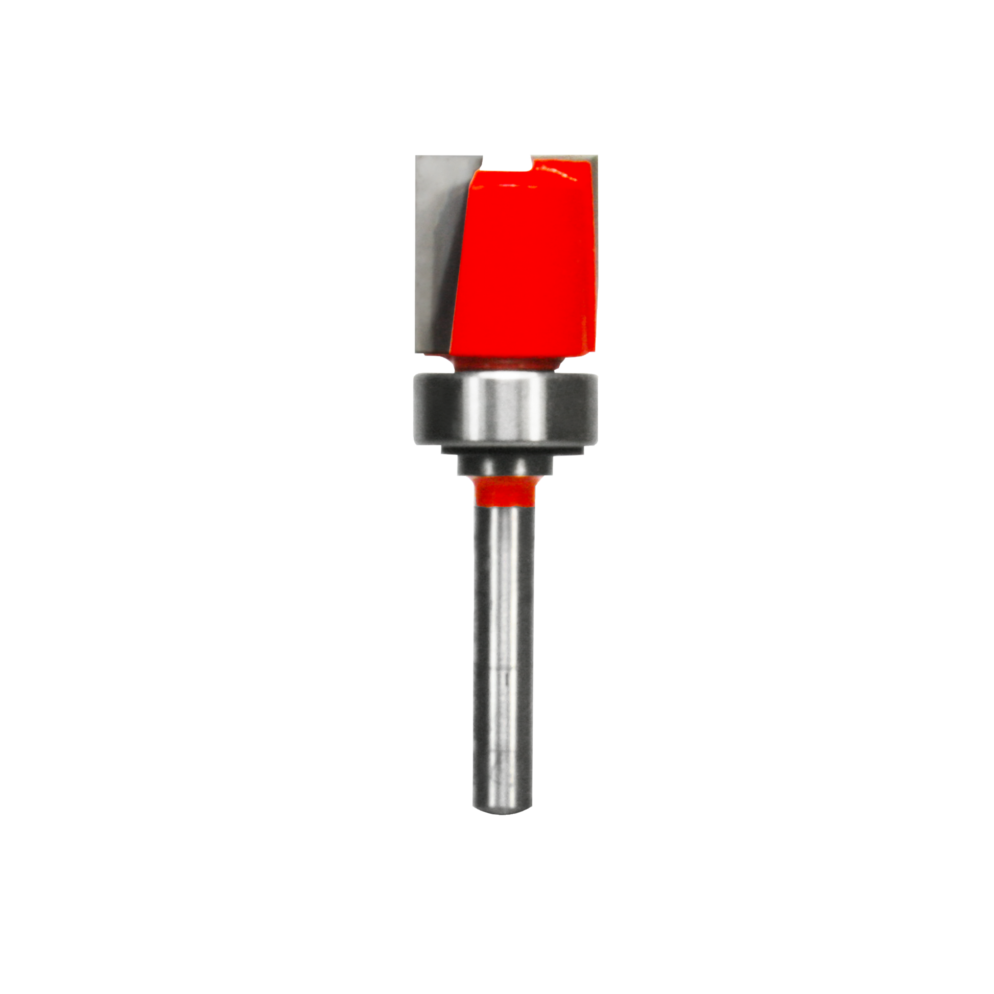 Freud 3/4" mortising bit with red cutting head, metal collar, and steel shank.