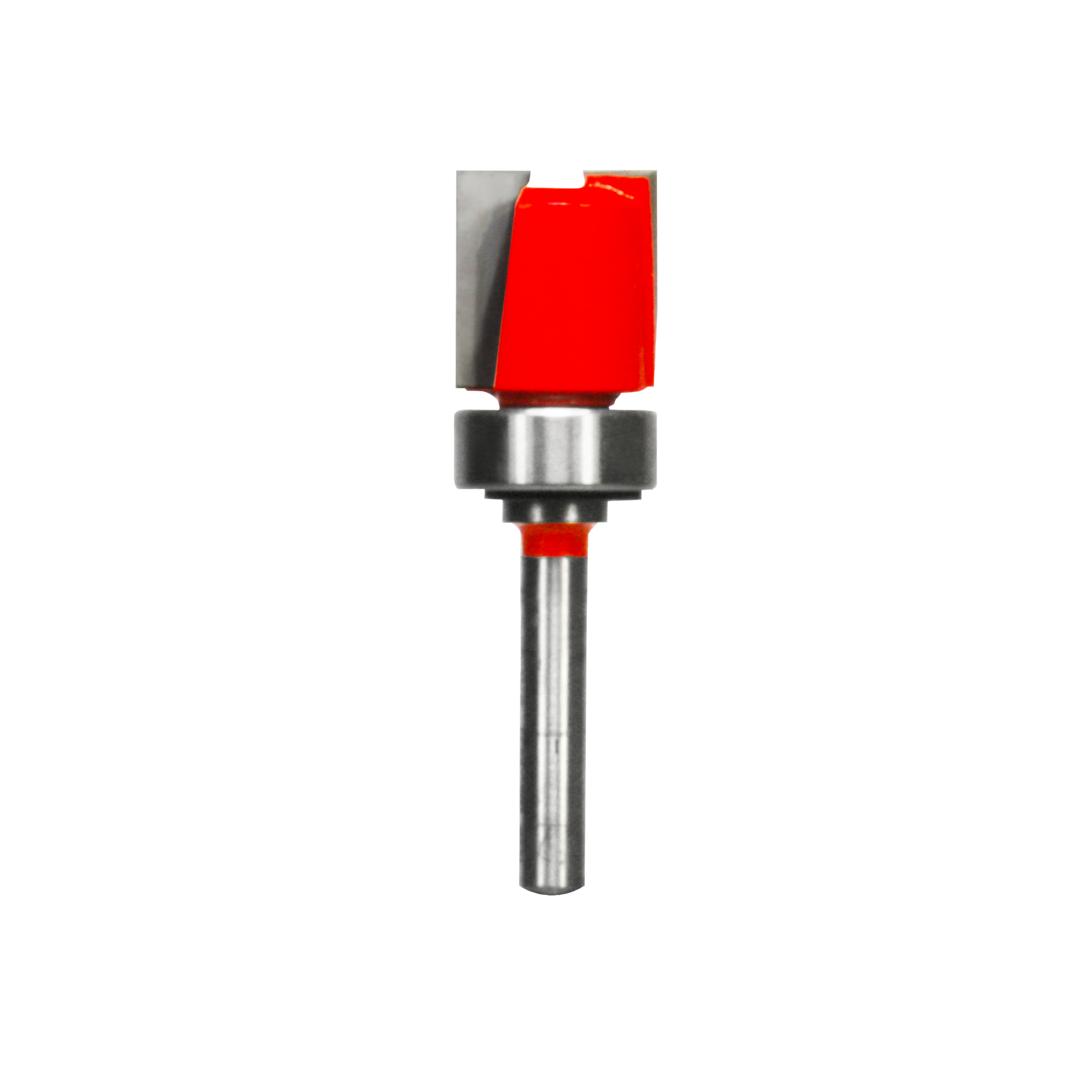 Freud 3/4" mortising bit with red cutting head, metal collar, and steel shank.