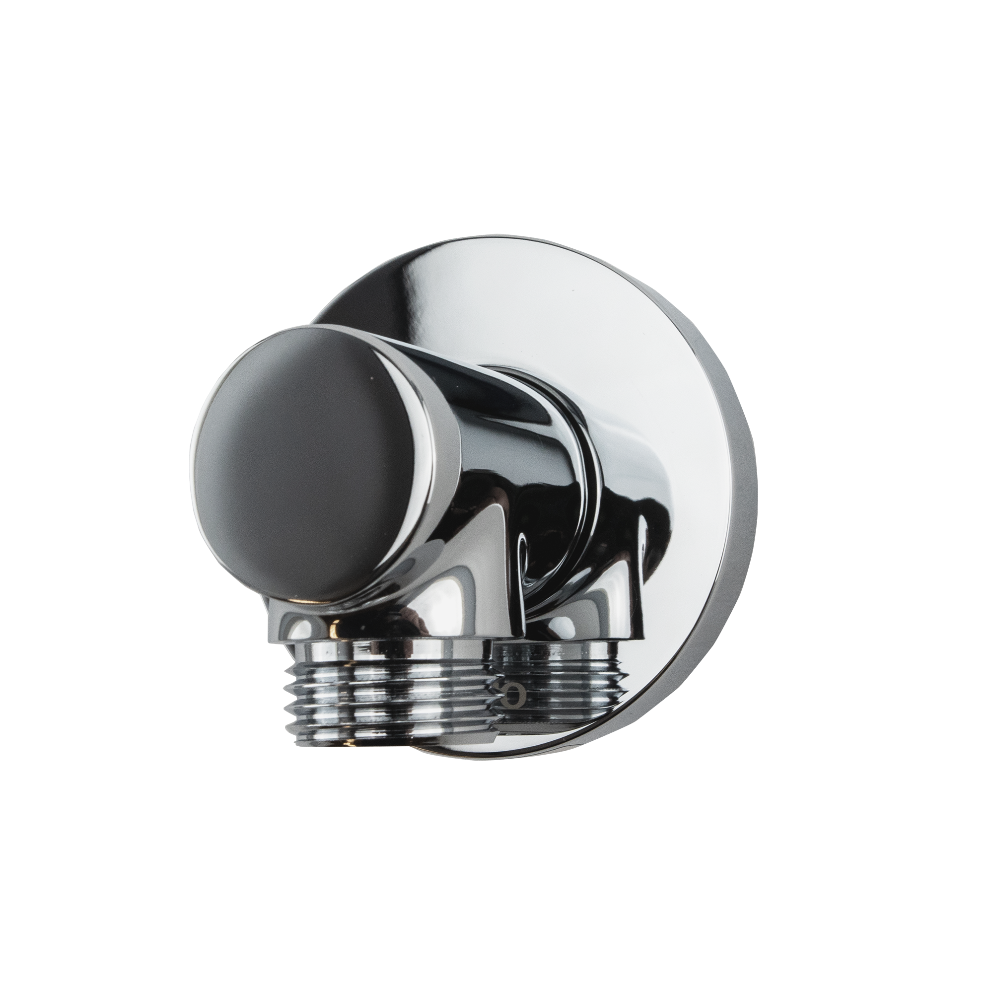 Toto Wall Outlet For Handshower, Round, Polished Chrome