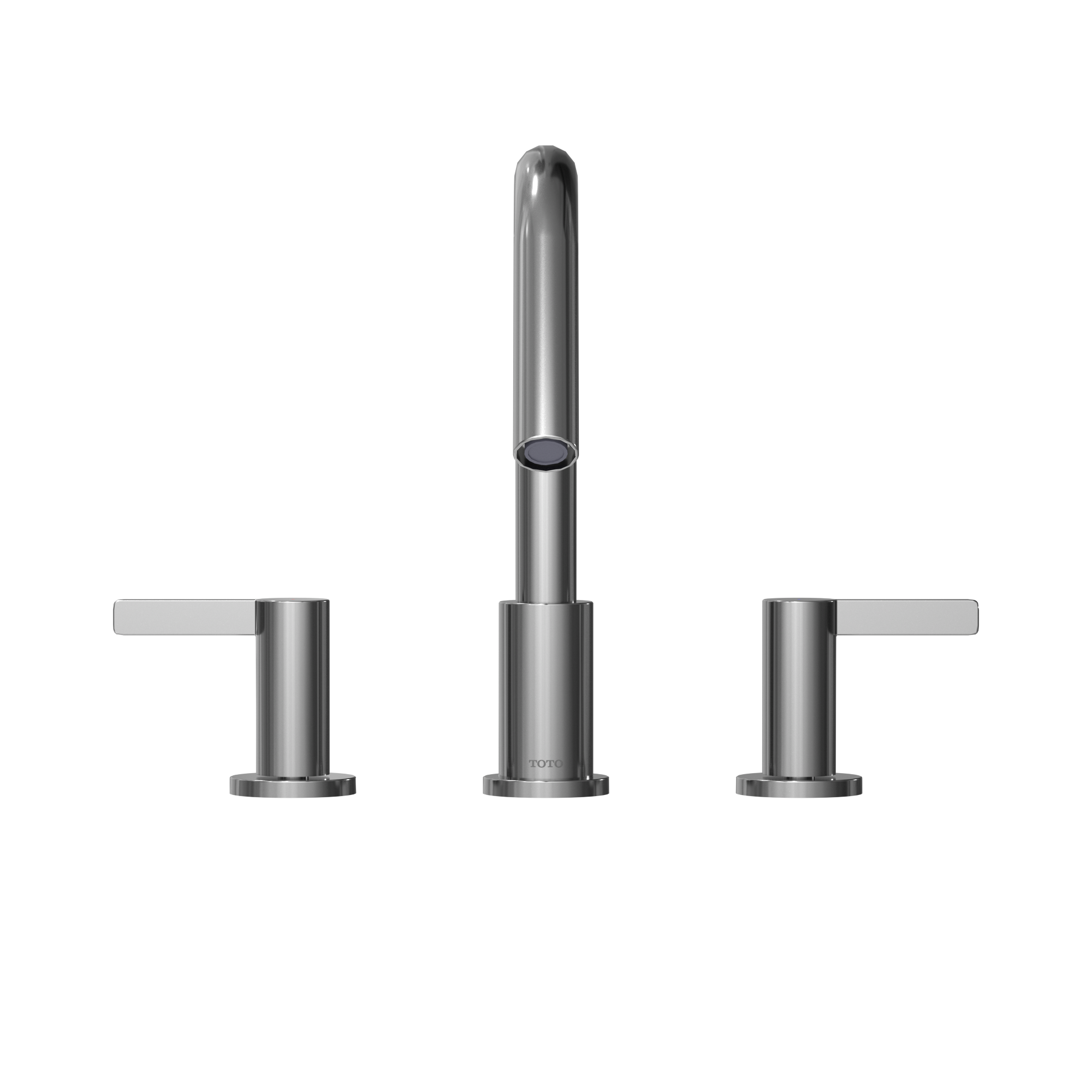 Toto GF Two Lever Handle Deck-Mount Roman Tub Filler Trim, Polished Chrome