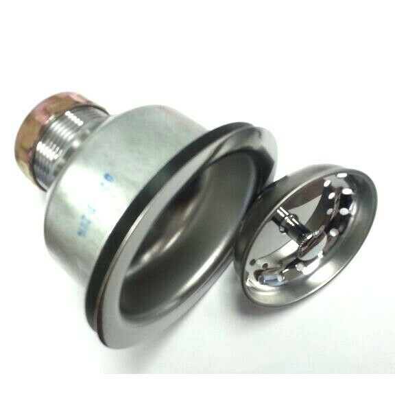 JB PRODUCTS 1133D Deep Cup Stainless Steel Strainer with Stick Post Basket