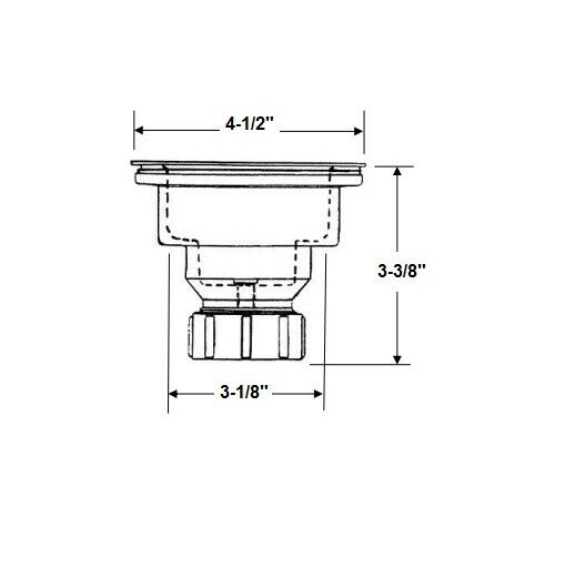 JB PRODUCTS JBC101 Signature Series Two Piece Kitchen Sink Strainer: Polar White