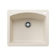 Blanco 443060: Diamond Single Bowl Dual Deck Sink - Soft White