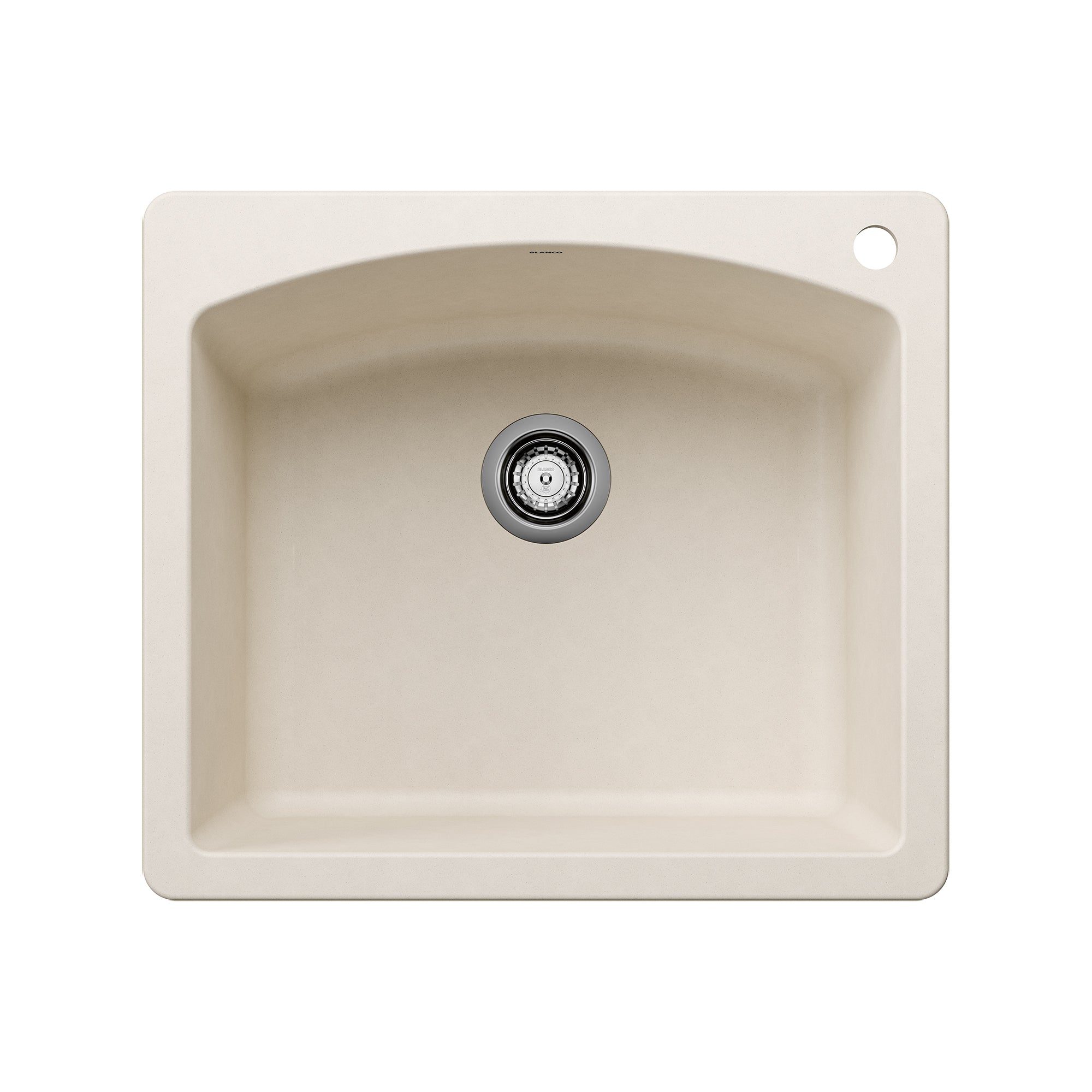 Blanco 443060: Diamond Single Bowl Dual Deck Sink - Soft White