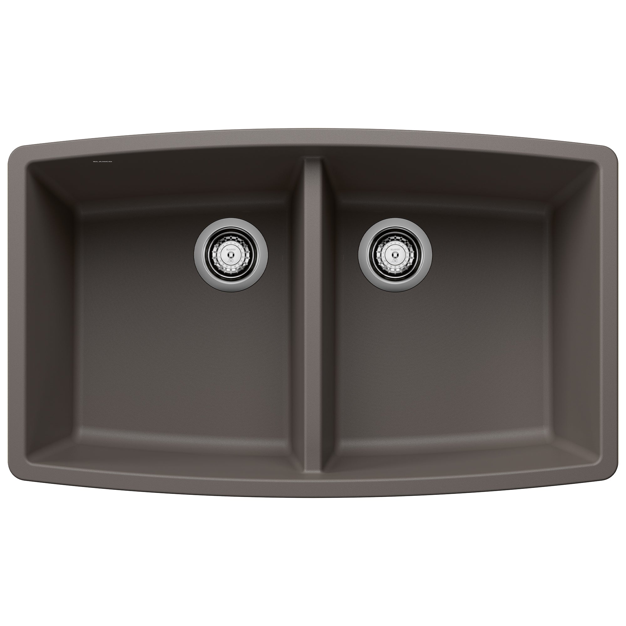 Blanco 443123: Performa Equal Double Bowl Sink - Volcano Gray