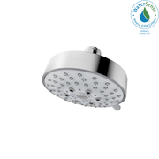 Toto L Series Modern Round Five Spray Modes 4 inch 1.75 GPM Shower Head, Polished Chrome - TBW01013U4#CP