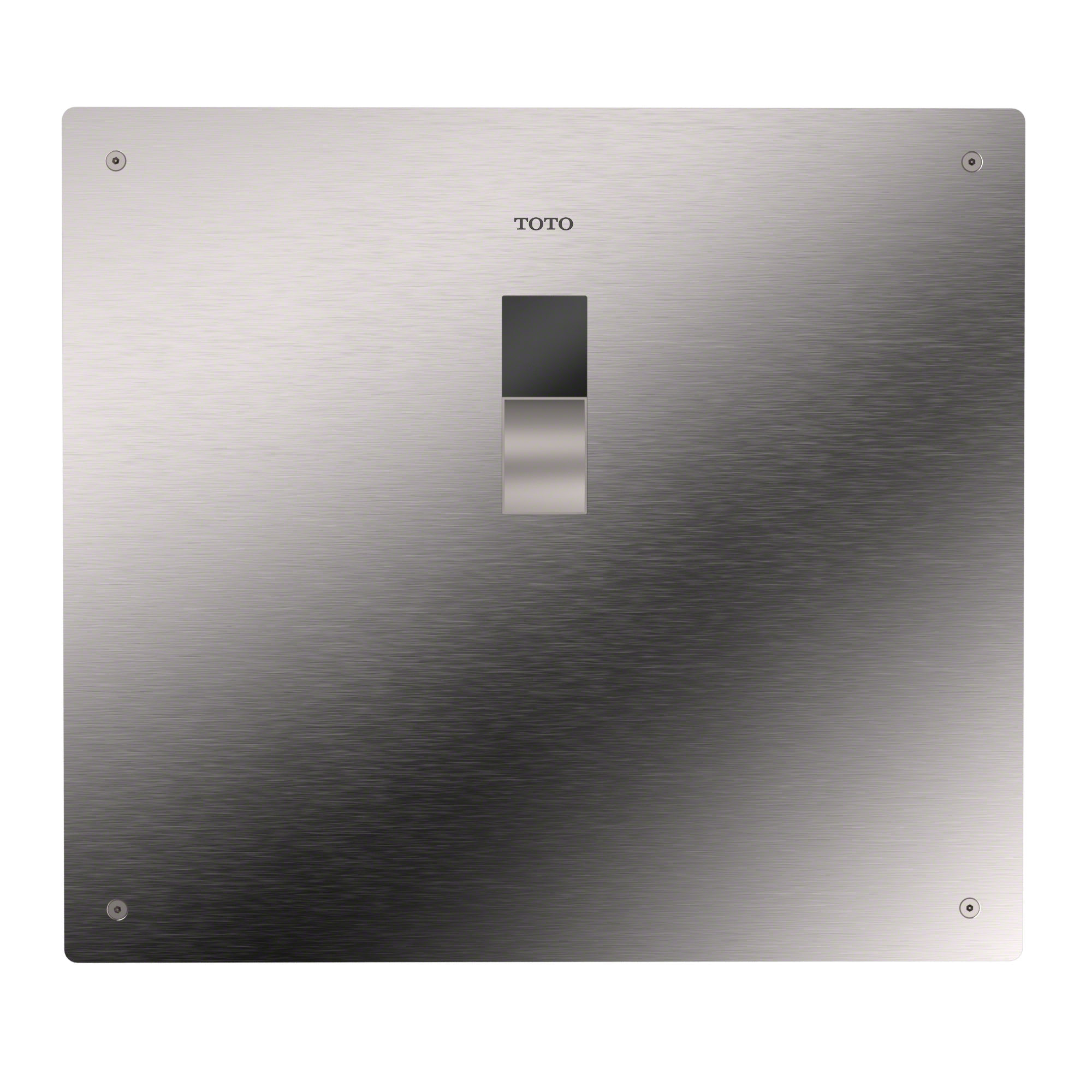 Toto Ecopower Touchless 1.6 GPF Concealed Toilet Flushometer Valve For Top Spud With 14 X 12 Cover Plate, Stainless Steel - TET2GB32#SS