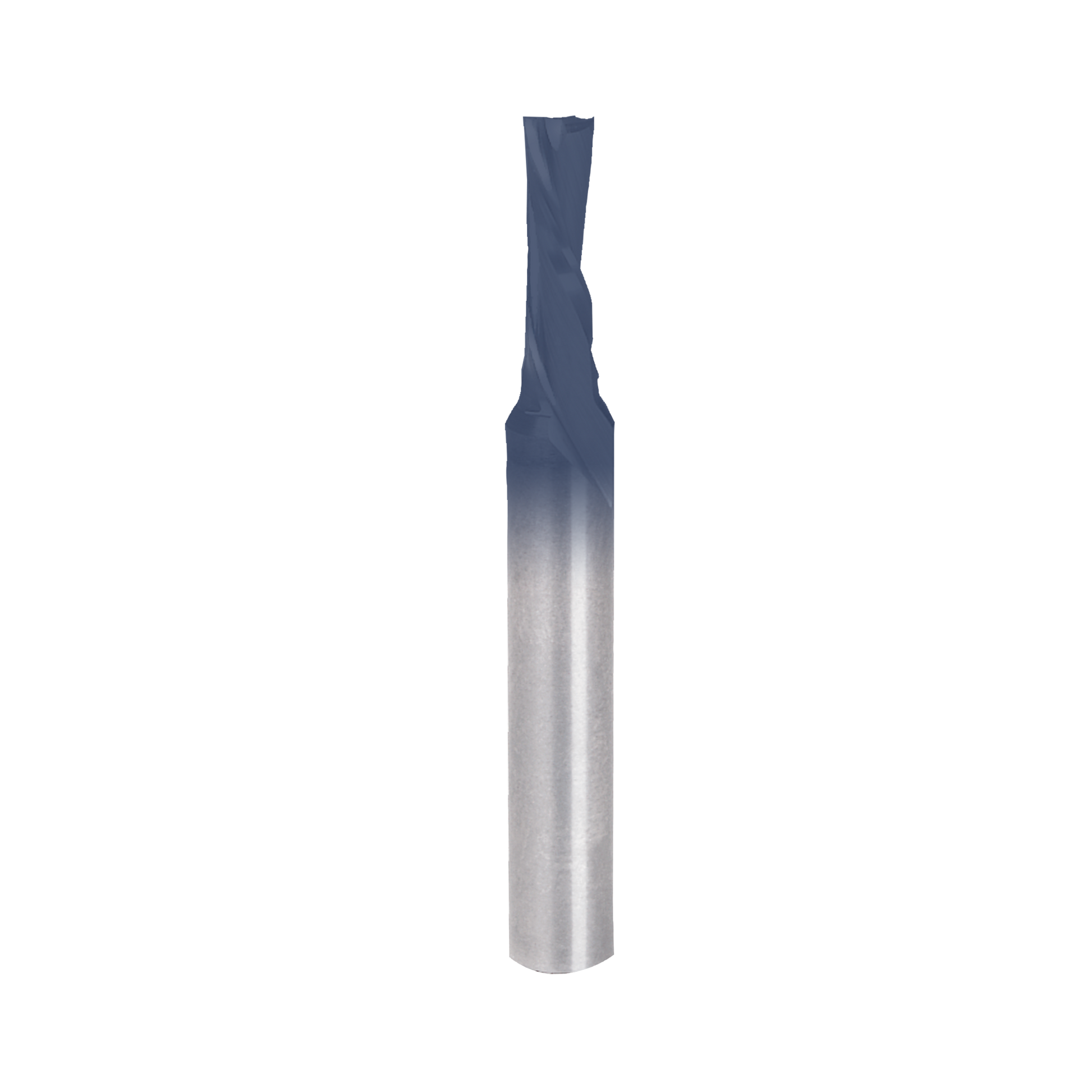 Freud 76-202 5/32" down spiral bit with coated cutting head and polished metal shaft.