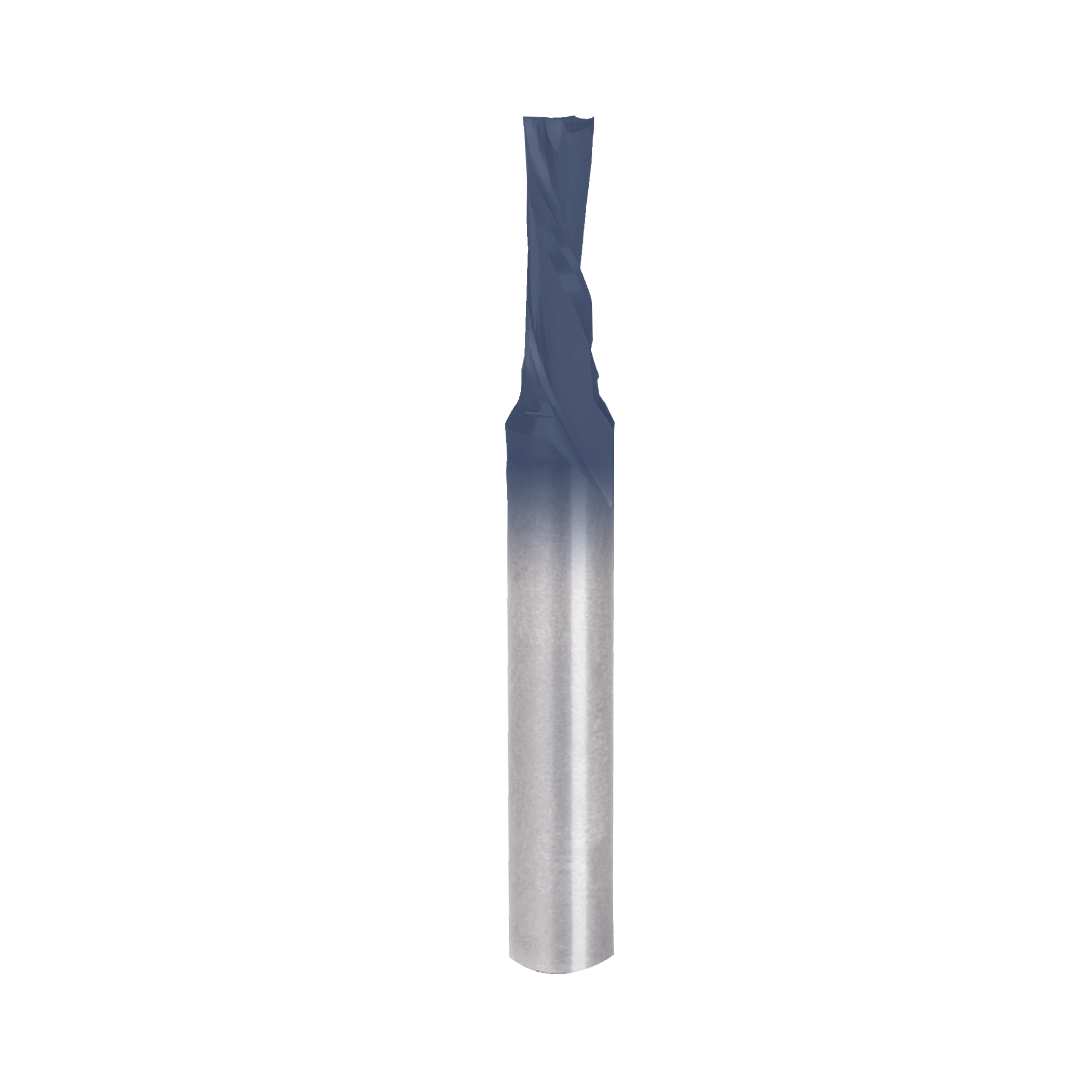 Freud 76-202 5/32" down spiral bit with coated cutting head and polished metal shaft.