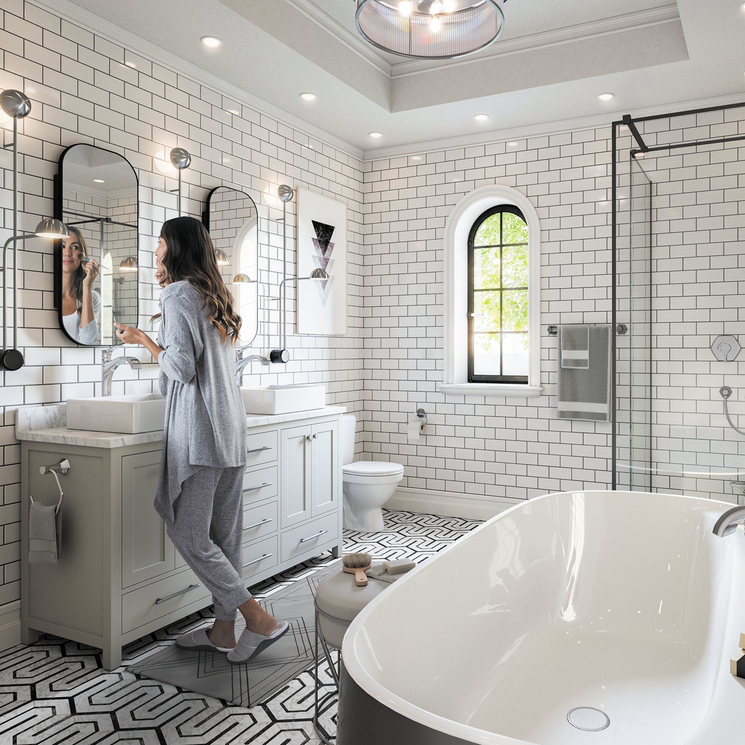 Hansgrohe 04837830 Locarno Toilet Paper Holder in Polished Nickel