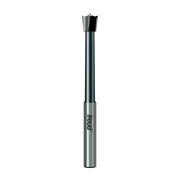 Freud PB-001 1/4" diameter Forstner bit with cylindrical steel shaft and multi-blade cutting head.