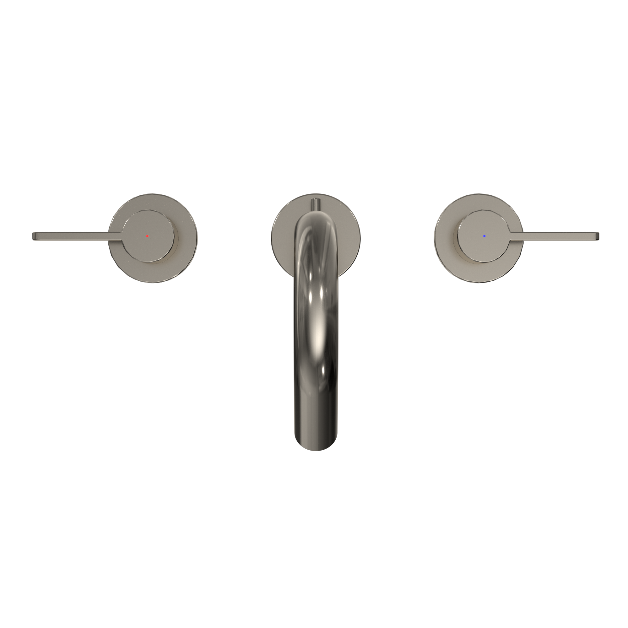 Toto GF Series 1.2 GPM Two Lever Handle Widespread Bathroom Sink Faucet, Polished Nickel