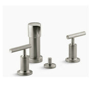 KOHLER 14431-4-BN Purist Collection Vertical Spray Bidet Faucet: Brushed Nickel