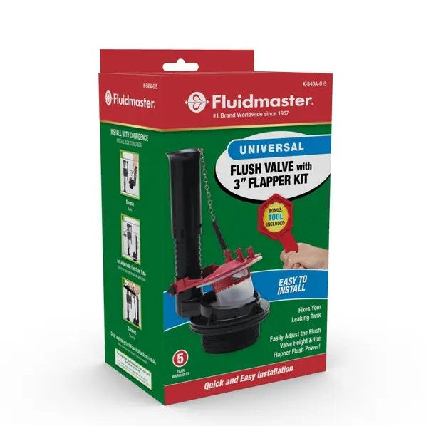 3 UNIVERSAL FLUSH VALVE REPLACES FLUSH VALVES