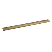 Infinity Drain 72" KA 6572 SB Linear Drain Grate: Satin Bronze