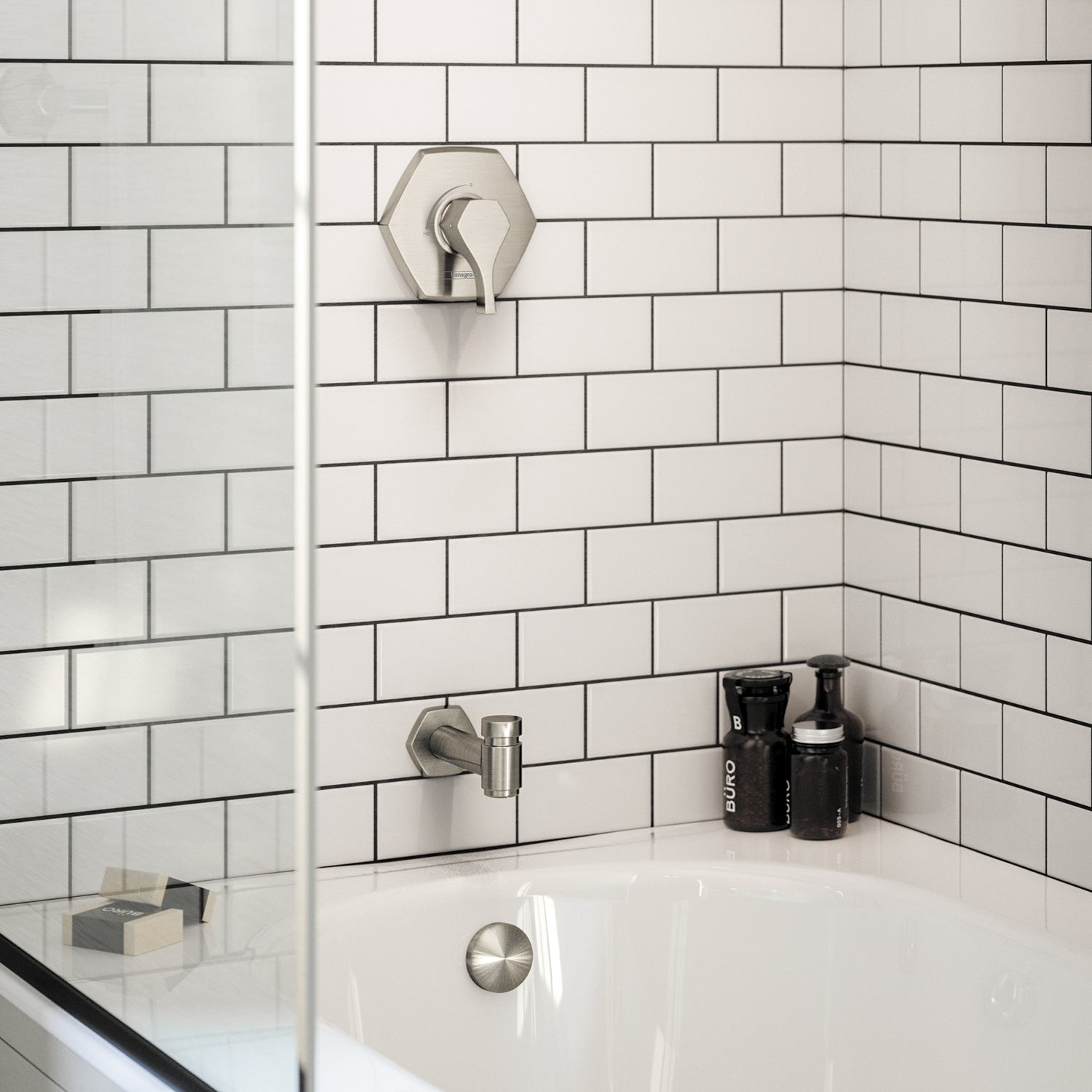Hansgrohe 04815000 Locarno Tub Spout with Diverter in Chrome