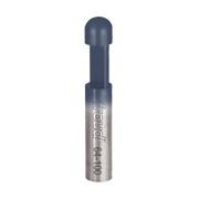 Freud 64-100A solid carbide flush trim bit with 1/4" diameter and rounded cutting head.