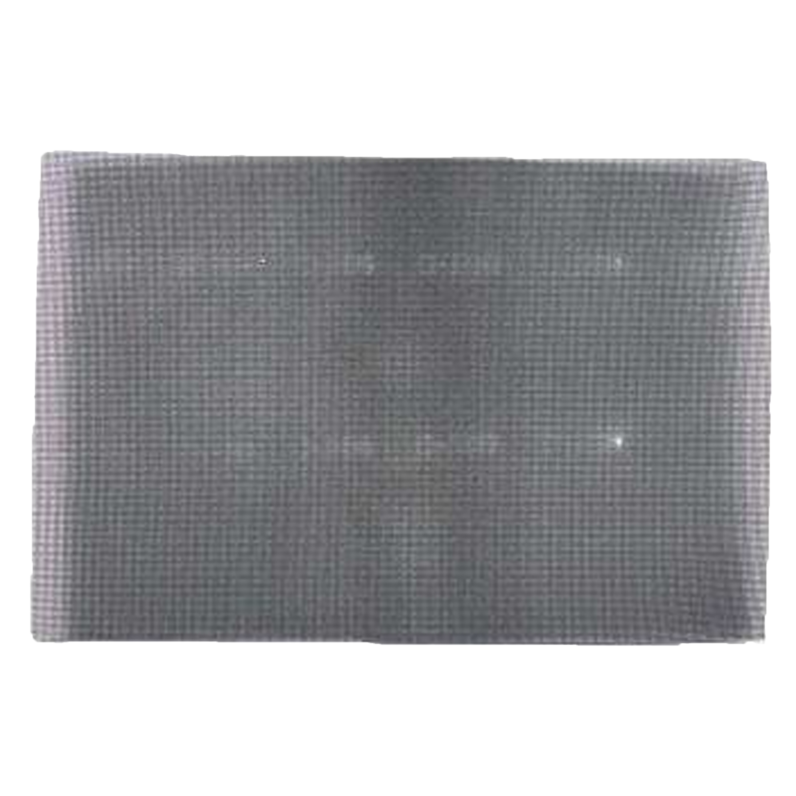 Gray 80-grit sanding screen with fine mesh texture, 12 by 18 inches.