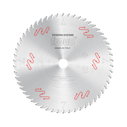 Freud LU2A30 350mm circular saw blade with carbide-tipped teeth and center arbor hole.