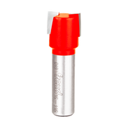 Freud mortising bit with red cutting head and silver metal shaft marked with model number.