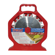 Freud SD308 8-inch safety dado blade set with red carrying case and labeled specifications.