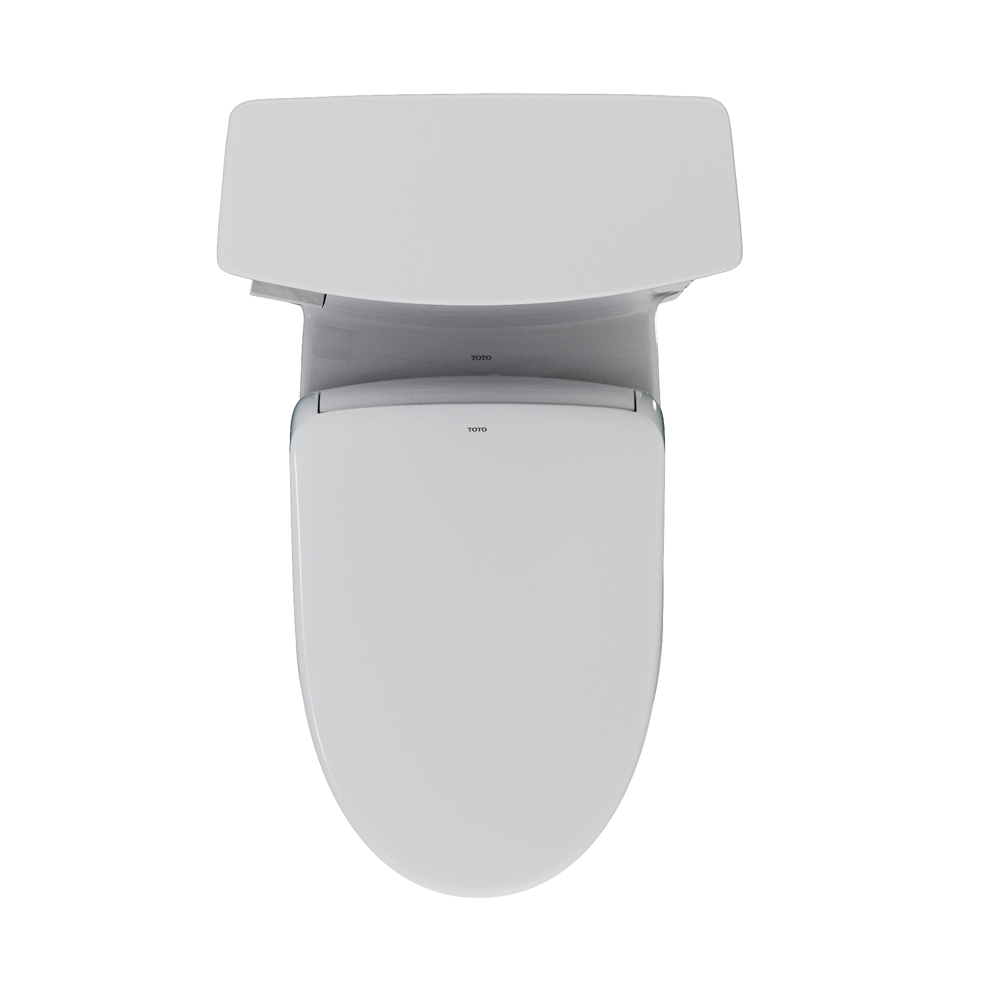Toto Soiree One Piece Elongated Universal Height Toilet with CEFIONTECT 1.28 GPF with Contemporary Washlet+ S7A Bidet Seat in Cotton White