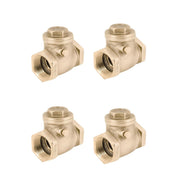 Legend Valve 105-109NL 2-1/2" T-451 No Lead Brass Swing Check Valve FNPT x FNPT - 4 Pack