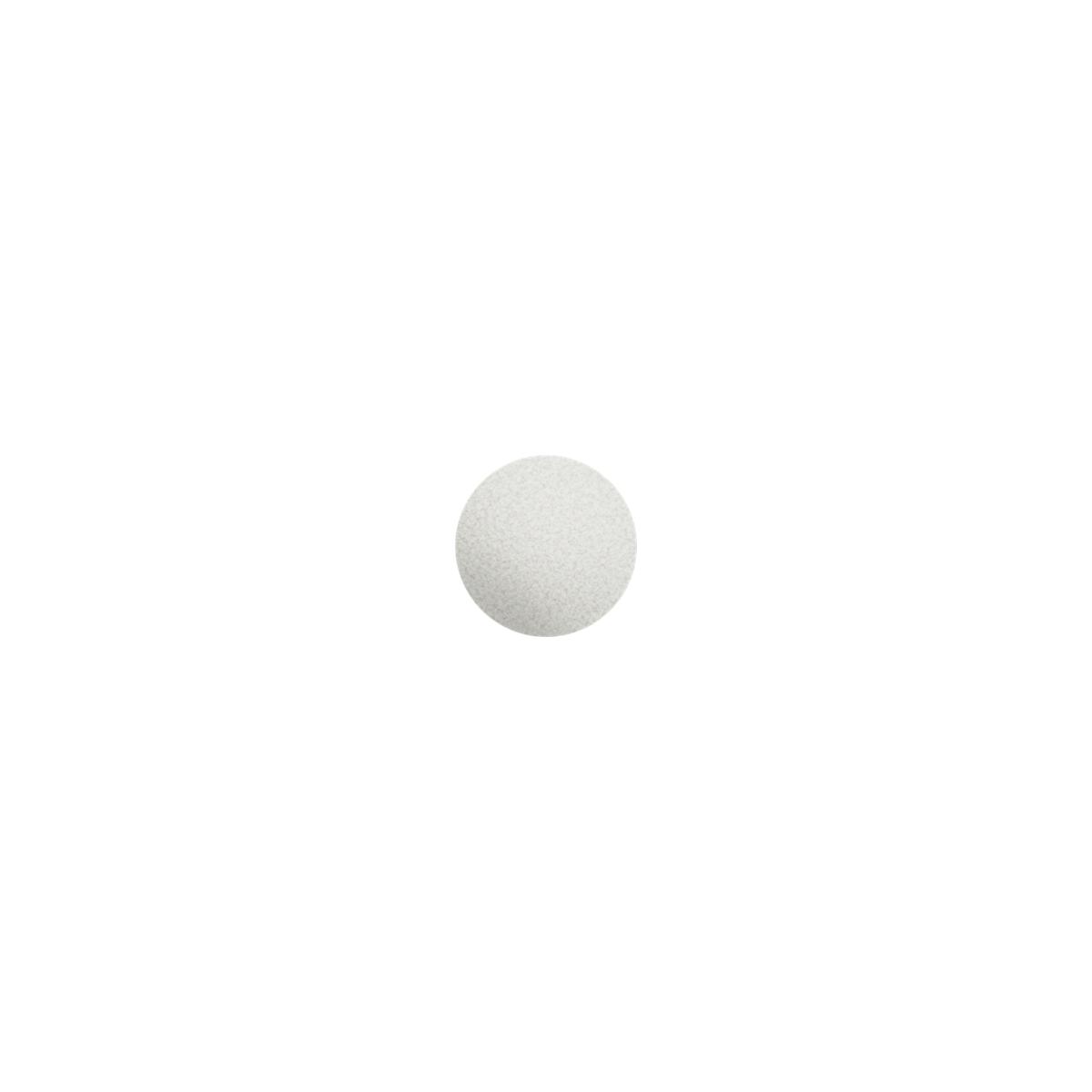 Light gray granite textured sphere on white background.