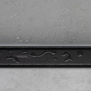 hansgrohe 56038671 RainDrain Match Trim Zero/ Tile 31 1/2" with Height Adjustable Frame in Matte Black