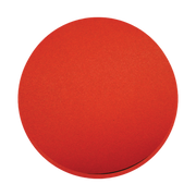 Red circular sanding disc with hook and lock backing, 6-7/8 inches diameter, 36-grit.