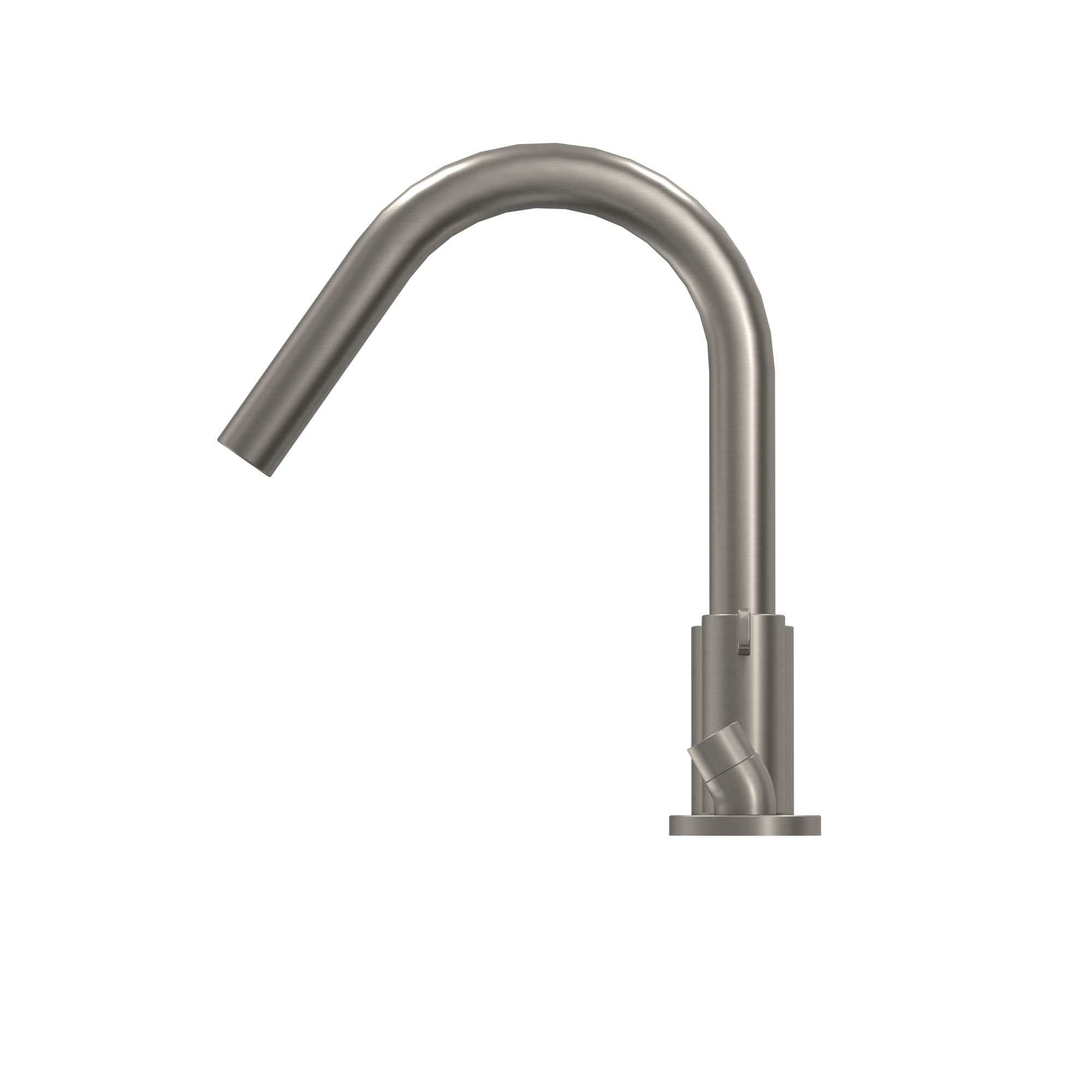 Toto GF Two Lever Handle Deck-Mount Roman Tub Filler Trim With Handshower, Brushed Nickel