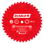 Diablo D1040UX 10 in. x 40 Tooth Ultimate General Purpose Saw Blade