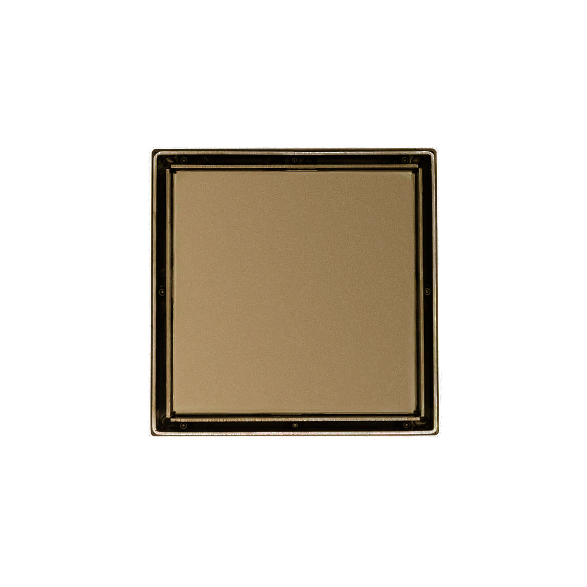 Infinity Drain 5" x 5" LTD5-2P SB Center Drain Kit: Satin Bronze