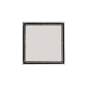 Infinity Drain 5" x 5" LTD5-2P SS Center Drain Kit: Satin Stainless