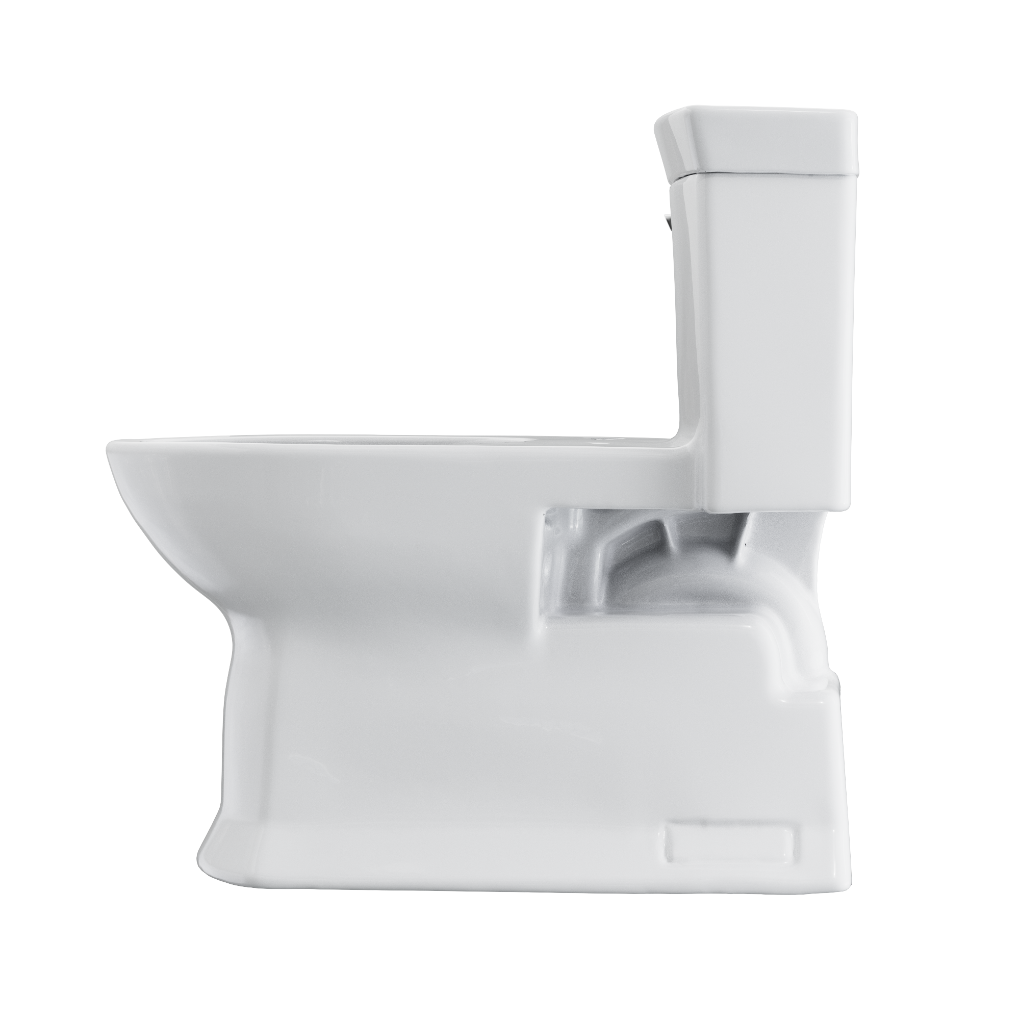 Toto Soiree One Piece Elongated Auto Flush Washlet+ Ready Universal Height Toilet with CEFIONTECT 1.28 GPF Less Seat in Cotton White