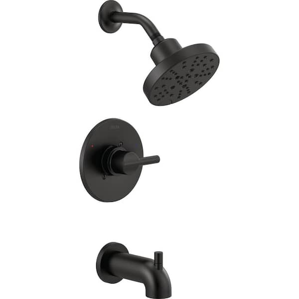 Delta Nicoli Monitor 14 Series Single Function Shower Head, Tub Filler & Trim Set