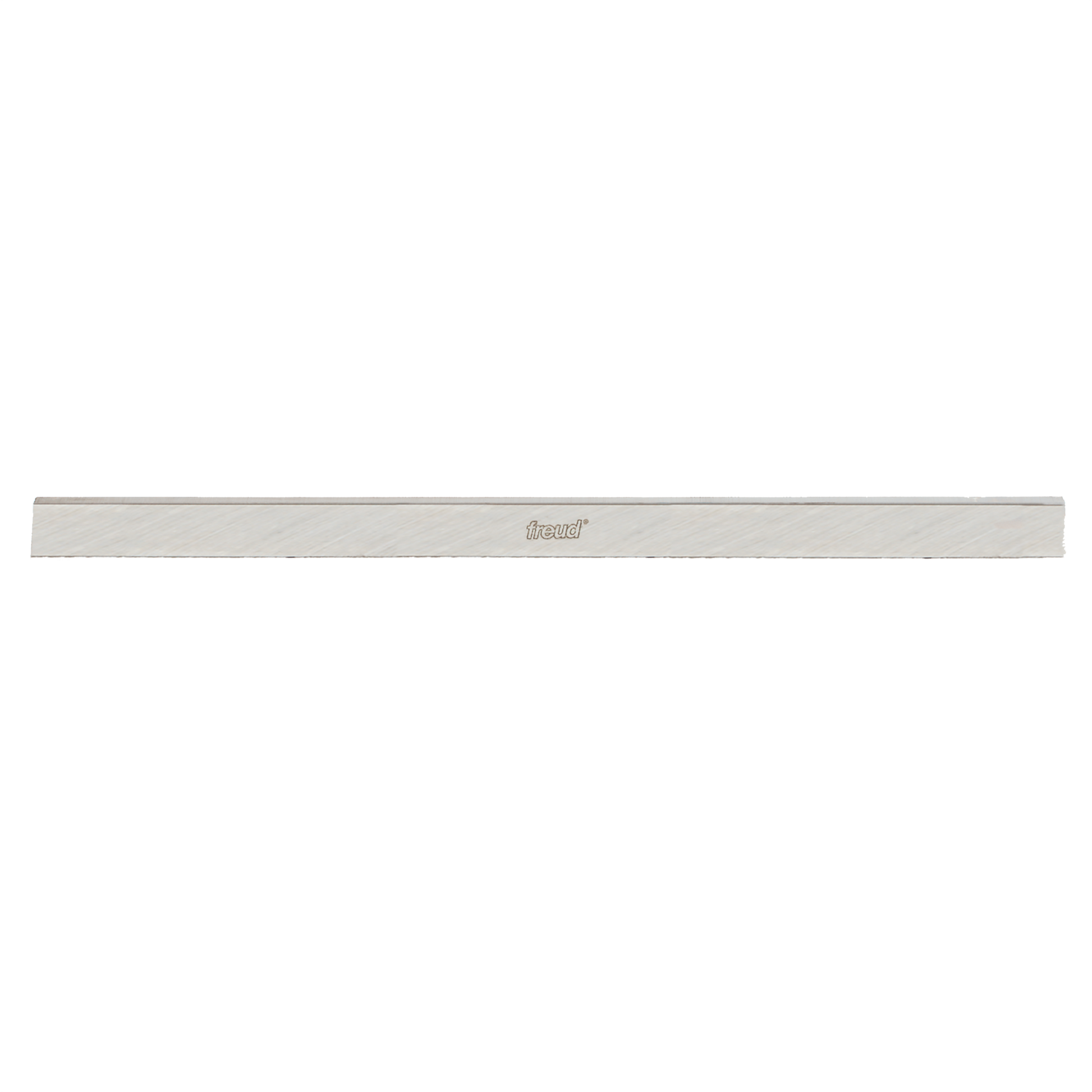 Freud C070 24-inch high speed steel planer and jointer knife with engraved brand logo on silver metallic blade.