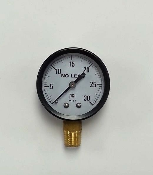 Merrill Manufacturing No-Lead Pressure Gauge 0-30 psi #PGNL30